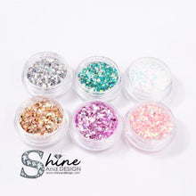 Load image into Gallery viewer, SHINE-  SEQUIN GLITTER HALO- Mermaid Mix - 6 Colors Set