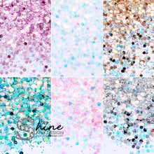 Load image into Gallery viewer, SHINE-  SEQUIN GLITTER HALO- Mermaid Mix - 6 Colors Set