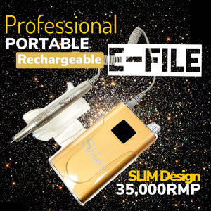 SHINE- Professional E-File Drill -Cordless- Rechargeable- 35,000RPM