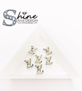 SHINE- Metal Charms with Crystals