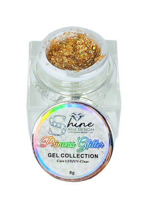 SHINE- PRINCESS GEL Collection - CHUNKY GLITTER Artist Gel