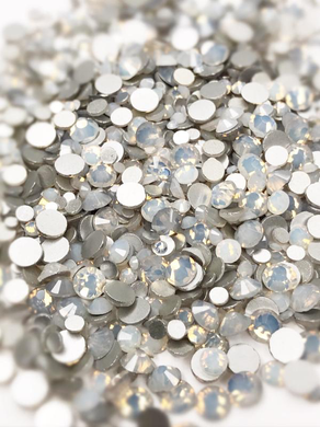 SHINE- White Opal- Mix Foil Back Crystal Rhinestones #164