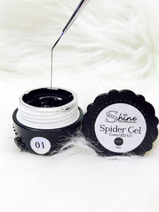SHINE- #01 Black- Spider Gel
