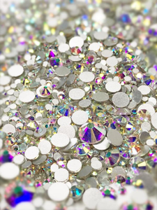 SHINE- Crystal AB- Mix Foil Back Crystal Rhinestones #161
