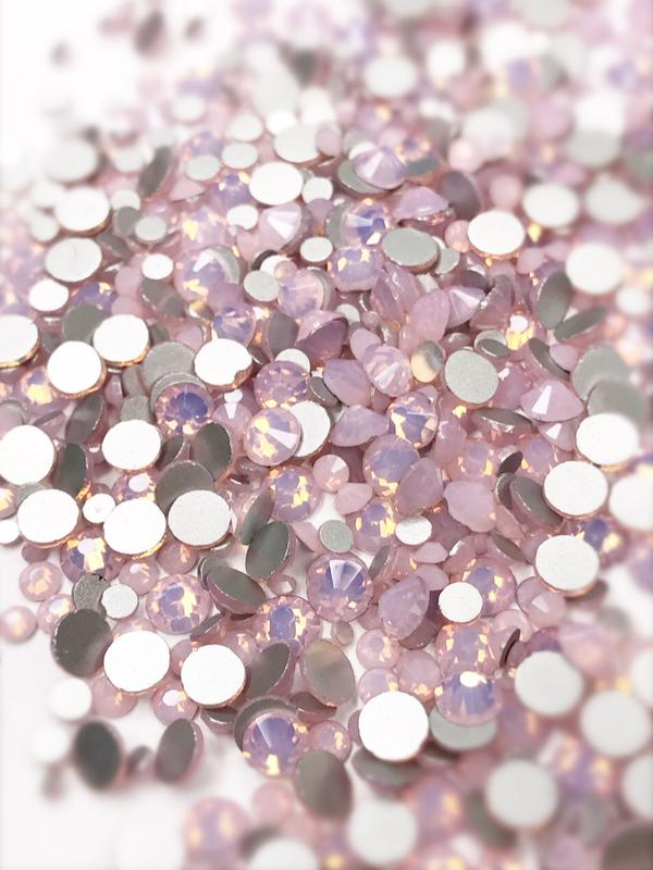 SHINE- Rose Opal- Mix Foil Back Crystal Rhinestones #165